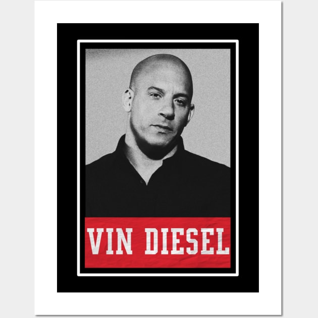 vin diesel Wall Art by one way imagination